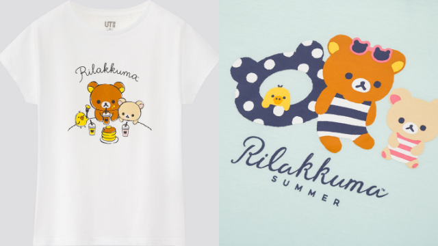 ユニクロより「リラックマ UTコレクション」が登場！夏を過ごすリラックマたちのかわいいTシャツ6種