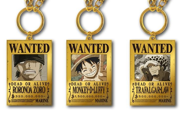 『ONE PIECE』手配書アクリルミラーが登場！ルフィ・ゾロ・チョッパー・ロー・エースの全5種