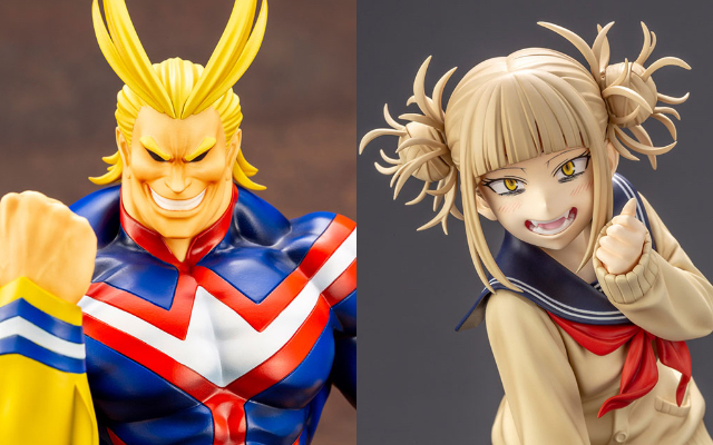 『ヒロアカ』オールマイト＆トガヒミコのフィギュア登場！たくましい筋肉やクレイジーな表情が細かく再現