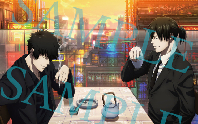 『PSYCHO-PASS 3 FI』BD&DVDの店舗別特典公開！狡噛と宜野座が談笑しているクリアポスターなど