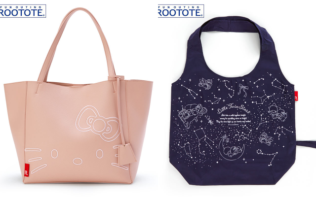 『サンリオ』×「ROOTOTE」コラボバッグ登場！外側についたポケットが便利で衛生的なエコバッグに注目