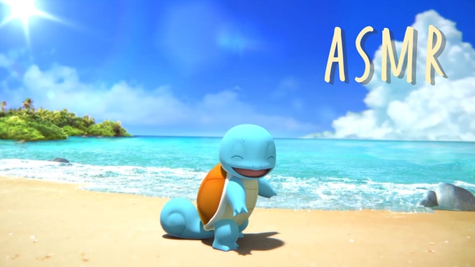 『ポケモン』ASMR動画「ゼニガメといっしょ」公開！波や砂で遊ぶゼニガメ&きらめく美しい海が楽しめる