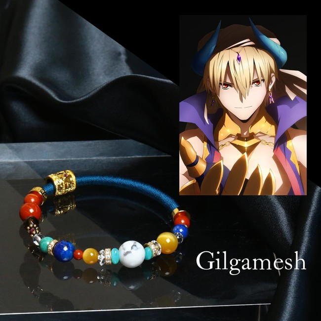 『FGO バビロニア』天然石を使用したブレスレットが登場！立香、ギルガメッシュ、マーリンらをイメージした全6種