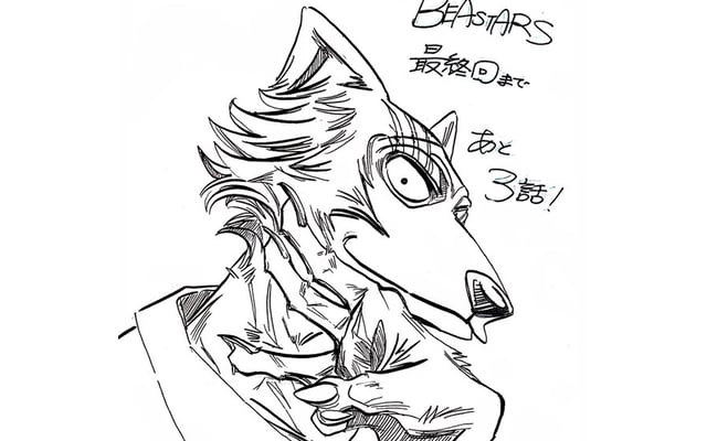 動物版青春群像劇『BEASTARS』残り3話で完結！板垣巴留先生がレゴシの描き下ろしイラストを公開