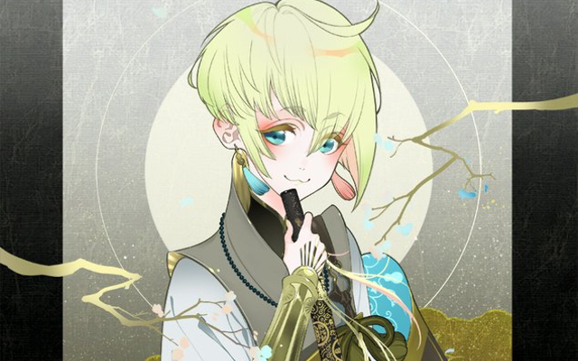 「刀剣乱舞」新刀剣男士・太閤左文字の実装記念描き下ろしイラストが到着！むにゅっとしたお口&ニンマリ顔があざ可愛い