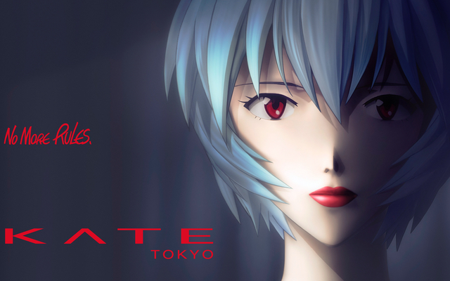 綾波レイ“初めての口紅”『エヴァ』x「KATE」コラボ商品発売決定！唇をいたわりながら美しく見せるルージュ