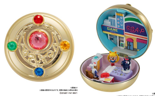 「セーラームーン」うさぎちゃんの日常を変身ブローチに収めたコンパクトハウスが登場！セーラームーン＆ルナのドールも一緒♪