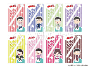 「おそ松さん」×「Animax Cafe+」コラボカフェ「おそ松さんDINER」グッズ　ふぉーちゅん☆アクリルスタンドマドラー 50's Ver.（全8種）：700円（税抜）