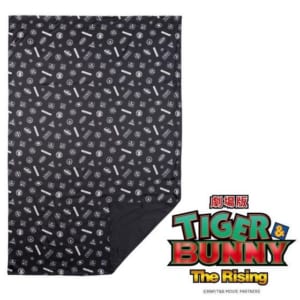 劇場版 TIGER & BUNNY -The Rising- サテン掛け布団カバー スタンプ風デザイン