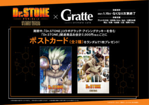 「Ｄｒ．ＳＴＯＮＥ」×「Gratte」キャンペーン