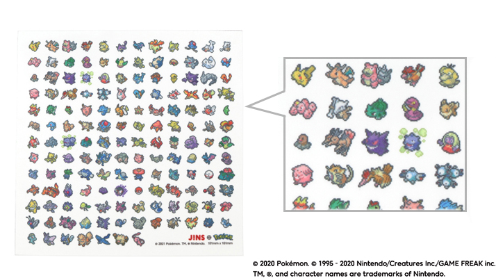 JINSポケモンモデル　カントー地方モデル　メガネケース・セリート