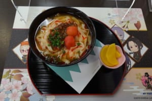 「刀剣乱舞-ONLINE-」×アニメイトカフェ「和泉守兼定と堀川国広の坦々きしめん」1,000円（税込）