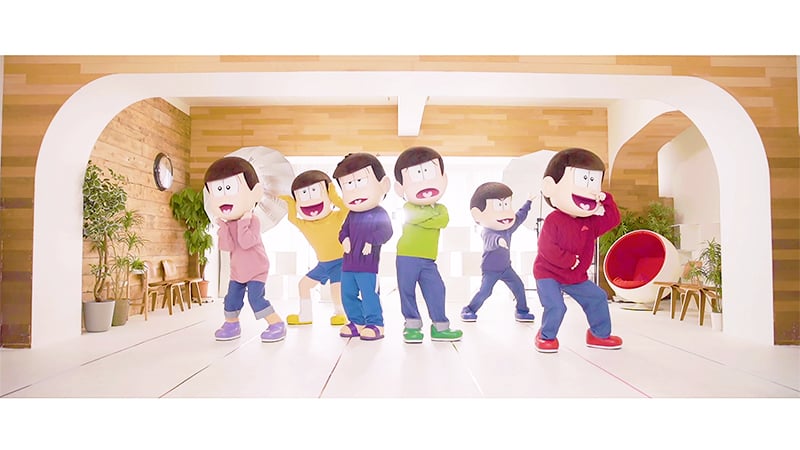 「おそ松さん」EDテーマのMVダンスバージョンが公開！トト子にラブコールする6つ子たちが“トト恋ダンス”を披露