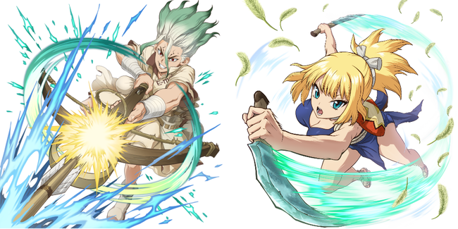 「Dr.STONE」アプリゲーム 描き下ろしイラスト