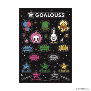 「GOALOUS5」オンラインイベント「声福大作戦〜新作戦!虜にさせるのだ!〜」ゴーラステッカー