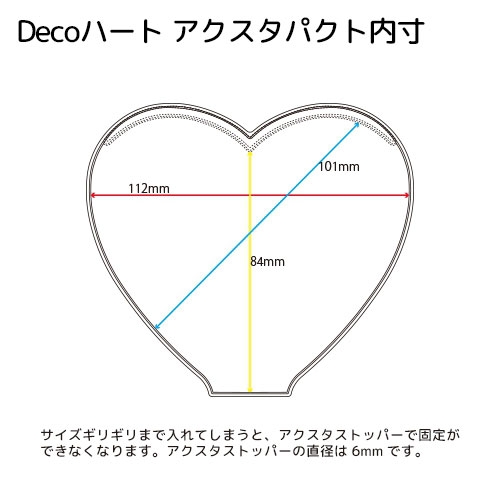 ノンキャラオリジナル Decoハート アクスタセット