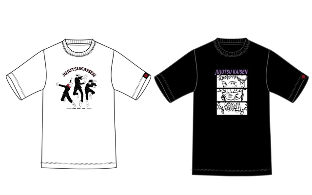 「呪術廻戦」虎杖・伏黒・五条がプリントされたTシャツ2種が登場！普段使いからイベントまで大活躍