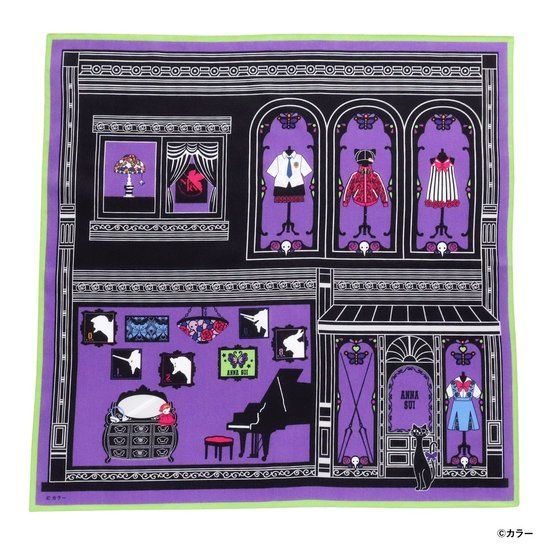 エヴァンゲリオン×ANNA SUI　プリントハンカチーフ