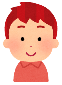 いろいろな髪の色の男の子のイラスト