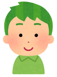 いろいろな髪の色の男の子のイラスト