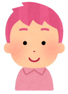 いろいろな髪の色の男の子のイラスト