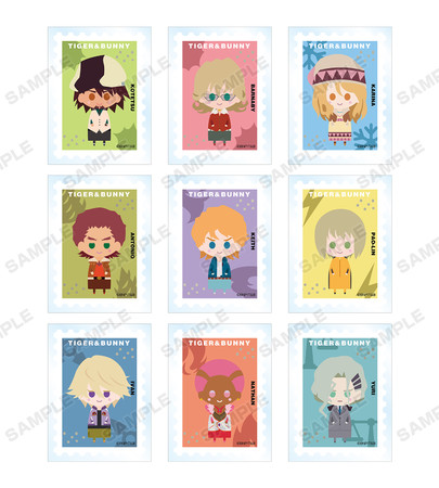 「TIGER & BUNNY」NordiQ POP UP SHOP in AMNIBUS STORE　NordiQ ステッカー（全9種）