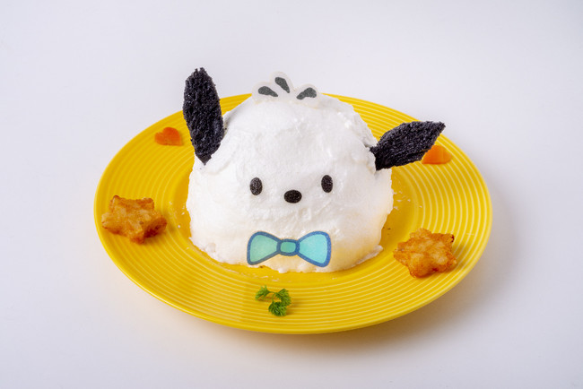 「Sanrio Characters CAFE」ポチャッコのふわふわメレンゲごはん