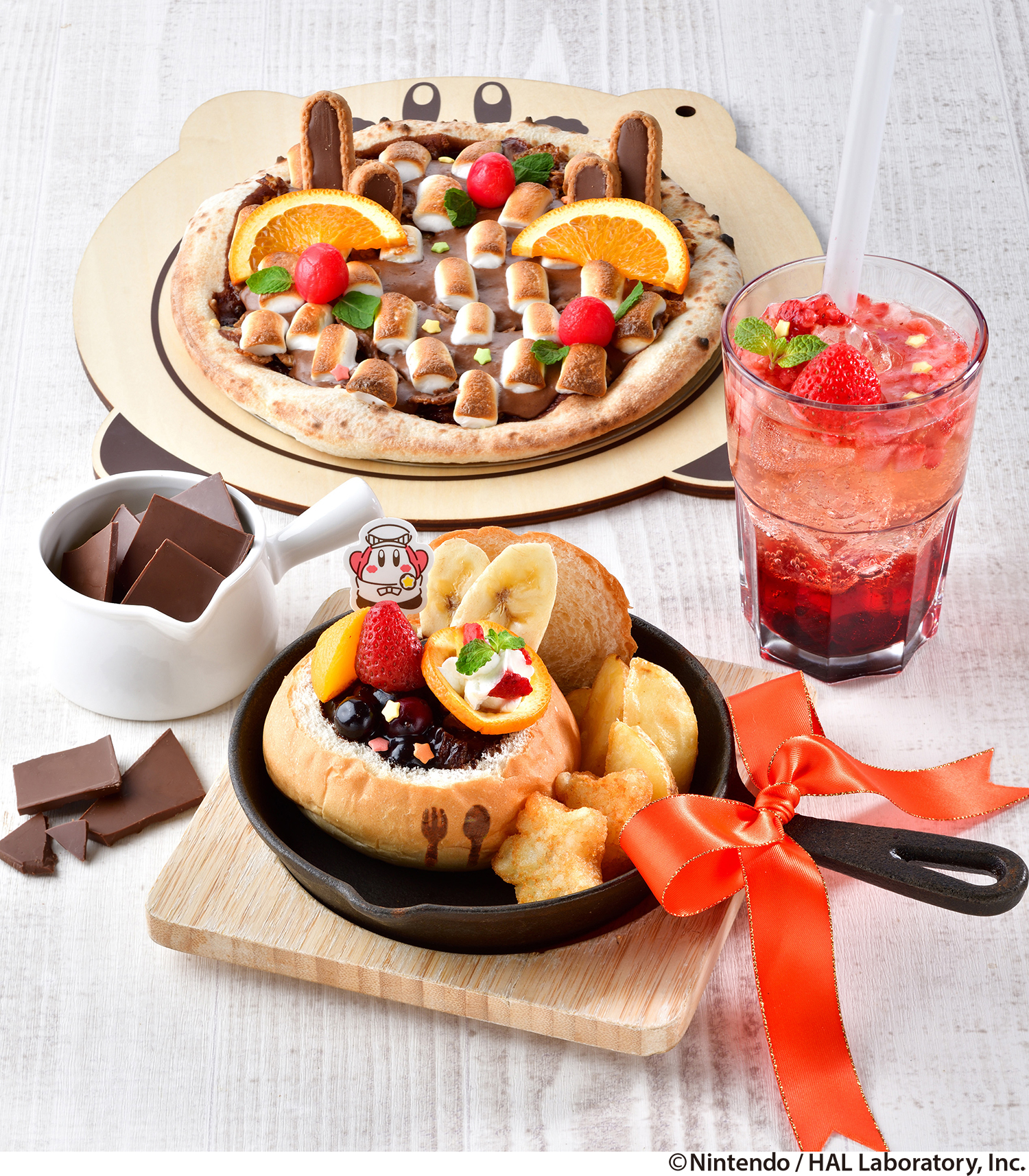 「カービィカフェ」チョコレートとフルーツがいっぱいのフェア「Chocolate de PUPUPU」開催決定！