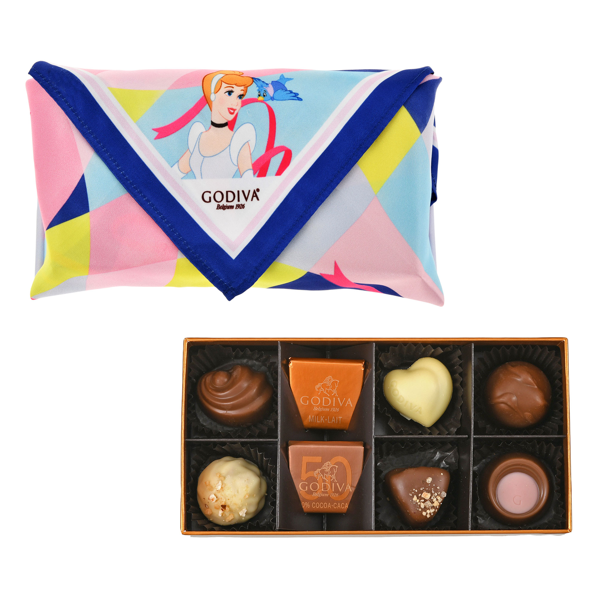 【GODIVA】シンデレラ ゴールド コレクション スカーフセット Special Valentine