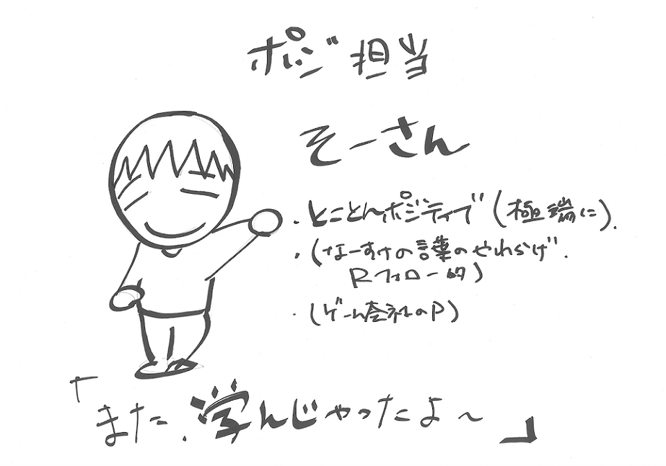 神木隆之介さんによるキャラクター設定画：そーさん