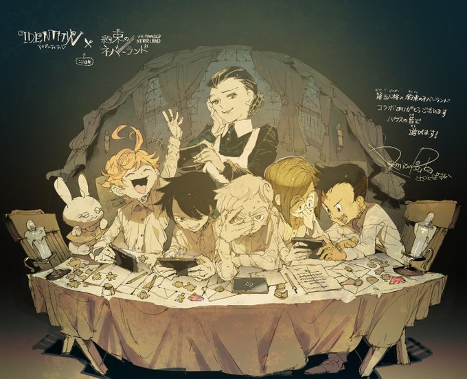 「Identity V 第五人格」×「約束のネバーランド」出水ぽすか先生がコラボイベ開催記念イラストを公開！