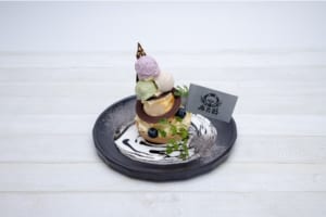 「ヒプノシスマイク2nd D.R.B コラボレーションカフェ」新宿店限定メニュー・麻天狼～ベイクドチーズタルト～