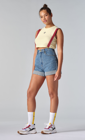 LEVI’S® x POKÉMON　カスミ’S DENIM SHORT POKEMON CERULEAN BLUE／カスミ'S TANK TOGEPI PASTEL YELLOW EMBROI