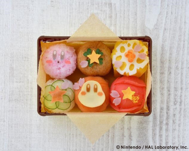 Kirby Café (カービィカフェ)」春のまんまるピクニックフェア さくら舞う ころころてまり寿司