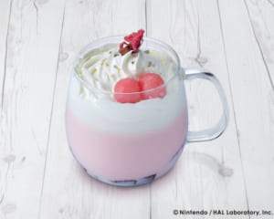 Kirby Café (カービィカフェ)」春のまんまるピクニックフェア　春うらら♪ぽかぽかさくらラテ