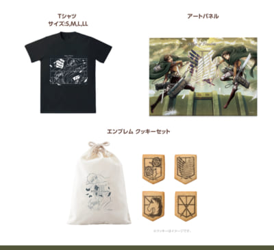 「cookpadLive 巨人祭vo.2」復刻開催 ・Tシャツ（サイズ：S,M,L,LL）6,000円(税込) ・アートパネル（全1種）3,000円(税込) ・エンブレムクッキーセット 2,000円(税込)