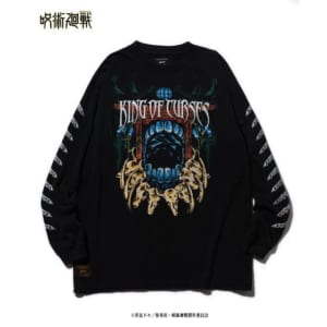 「呪術廻戦」×「glamb」Sukuna long sleeves T　黒