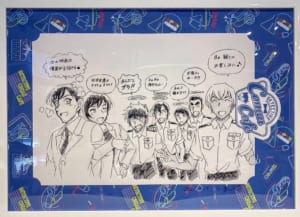 「名探偵コナンカフェ」青山剛昌先生描き下ろしイラスト　警察学校組