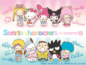 「Sanrio characters」×「ITS’DEMO(イッツデモ)」描き下ろし