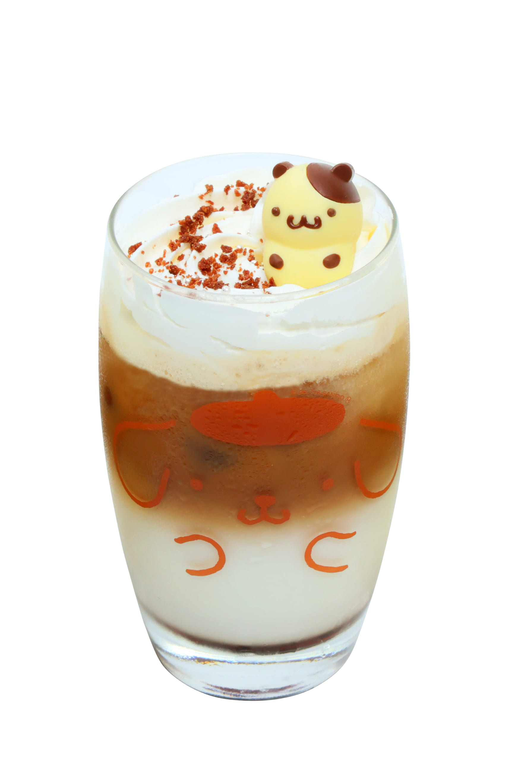 ポムポムプリンカフェ×あっとほぉーむカフェ　マフィンくんのにがあまカフェモカでちゅう