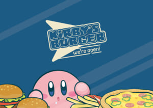 「一番くじ 星のカービィ KIRBY'S BURGER」メインアート カービィ