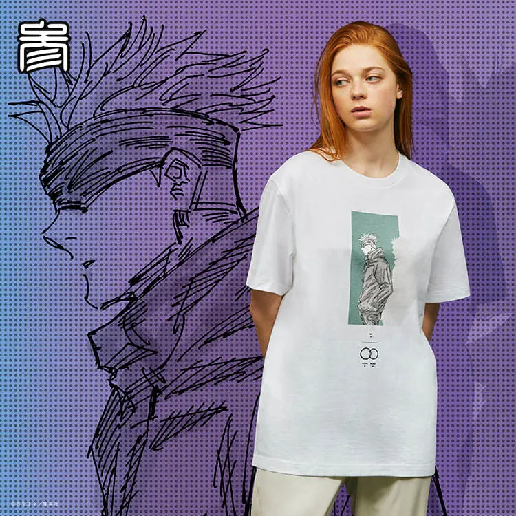 原作絵柄だよ「呪術廻戦×ユニクロ」初コラボ！五条悟らがデザインされたTシャツがスタイリッシュ