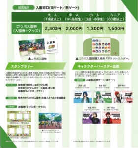 「弱虫ペダル GLORY LINE × 東武動物公園 vol.2」特典付き「コラボ入園券」