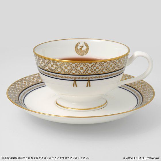 刀剣乱舞-ONLINE-×Noritake　ティーカップ＆ソーサーセット　鶴丸国永