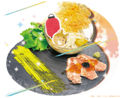 「ハイキュー!! TO THE TOP×文房具カフェ」侑のツルツル！サクサク！二刀流そうめん~キャビアとマグロのたたき添え~