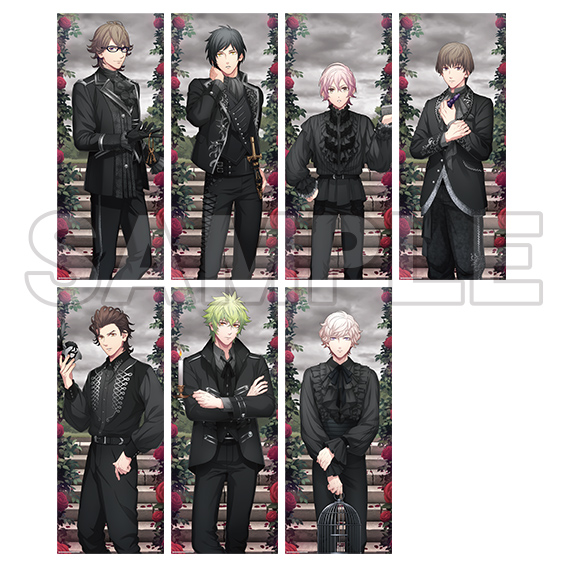 「HE★VENS GARDEN」HE★VENS 縦型布ポスター BLACK GARDEN Ver.