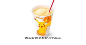 「ポケットモンスター×マクドナルド」マックシェイク® 黄桃味(無果汁)