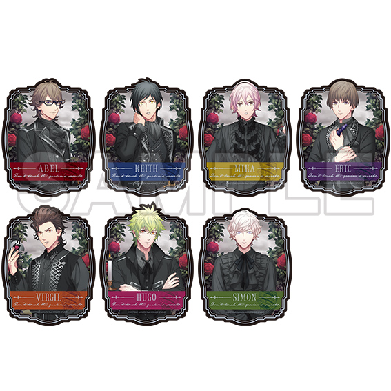 「HE★VENS GARDEN」HE★VENS トレーディング蓄光ステッカー BLACK GARDEN Ver.