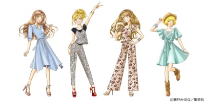 「GALS!!×CECIL McBEE」コラボイラスト