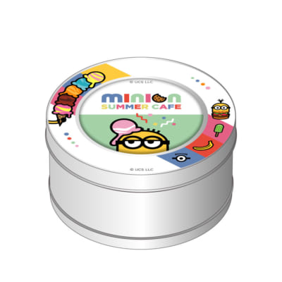 「MINION SUMMER CAFE」マグネット付きキャンディ缶